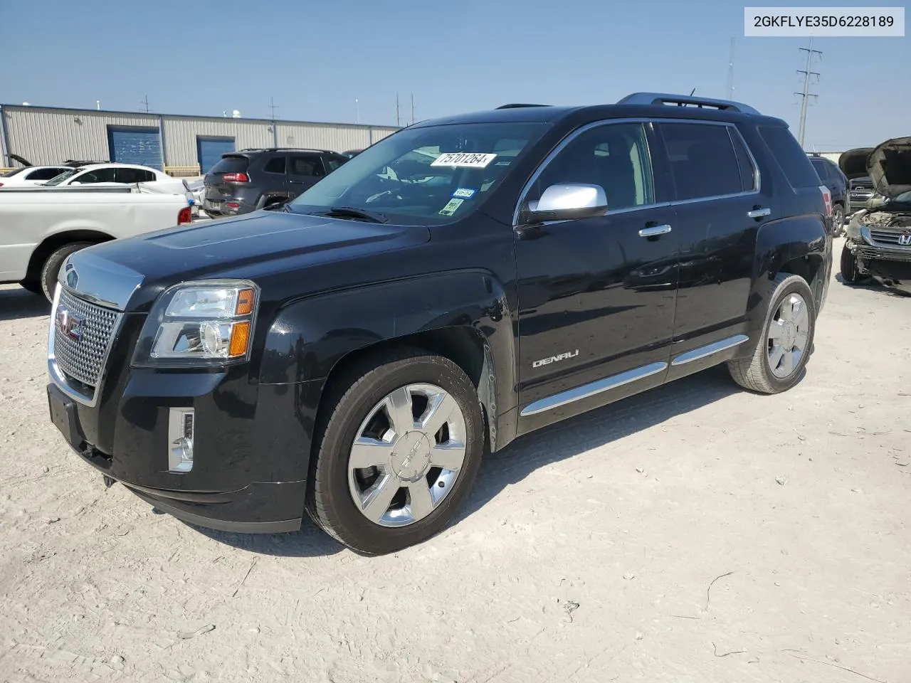 2013 GMC Terrain Denali VIN: 2GKFLYE35D6228189 Lot: 75701264