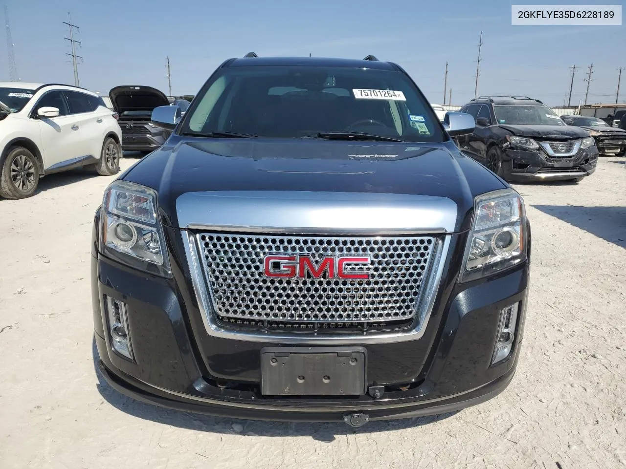 2013 GMC Terrain Denali VIN: 2GKFLYE35D6228189 Lot: 75701264