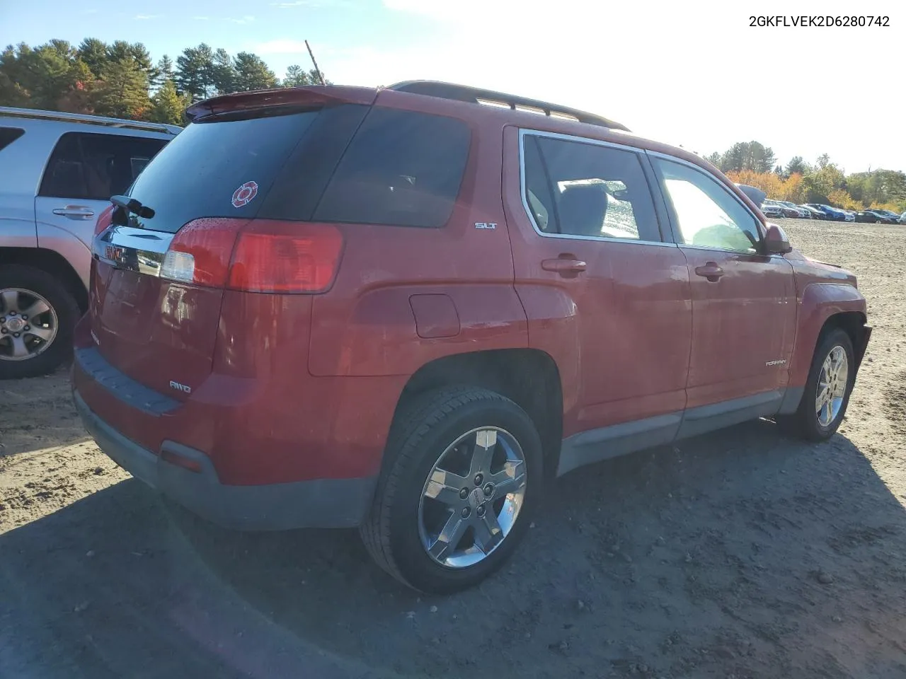 2013 GMC Terrain Slt VIN: 2GKFLVEK2D6280742 Lot: 76044364