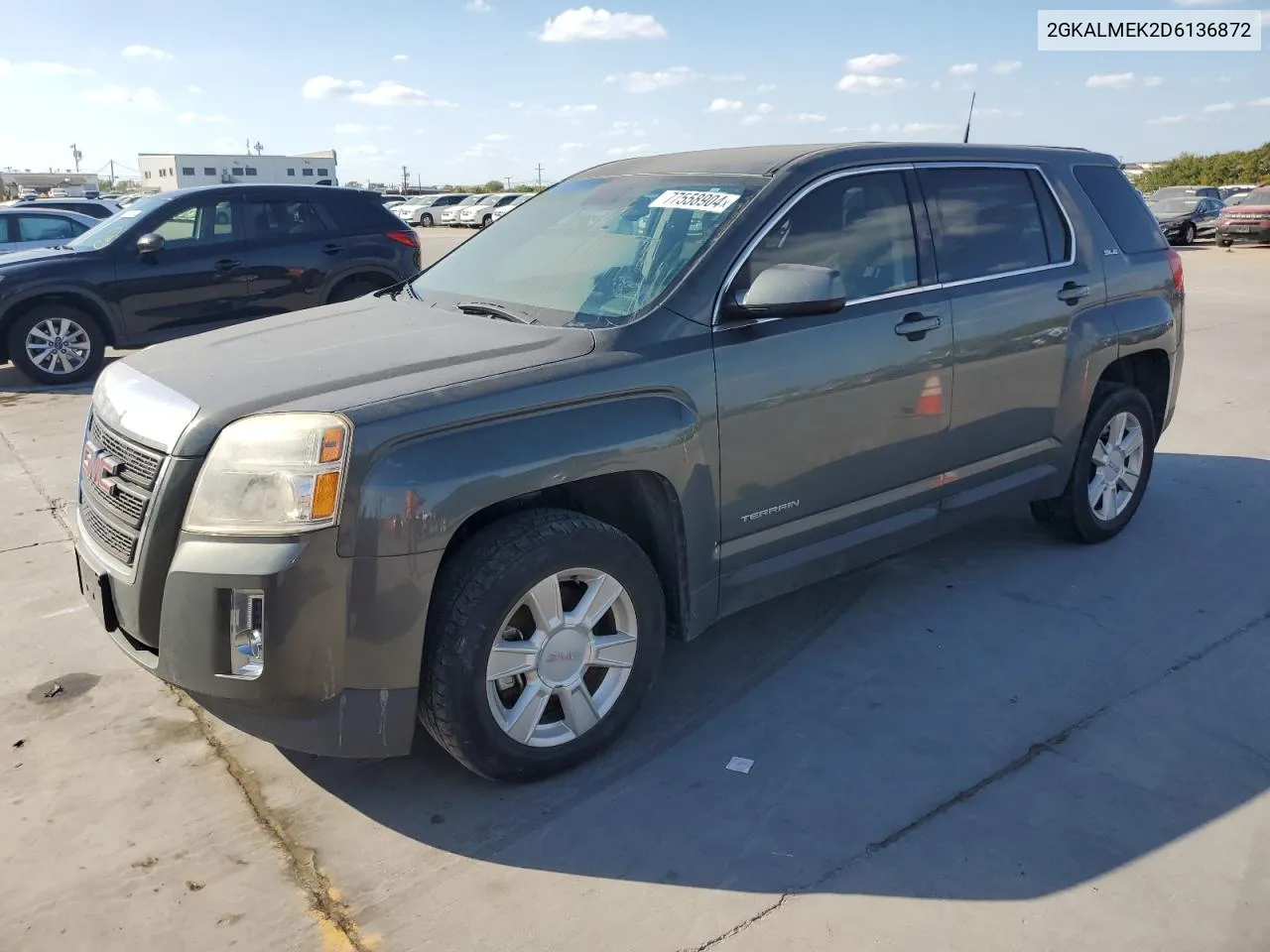 2013 GMC Terrain Sle VIN: 2GKALMEK2D6136872 Lot: 77558904