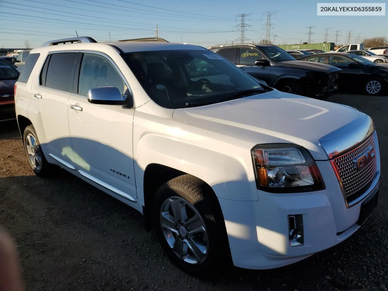 2013 GMC Terrain Denali VIN: 2GKALYEKXD6355859 Lot: 78536824