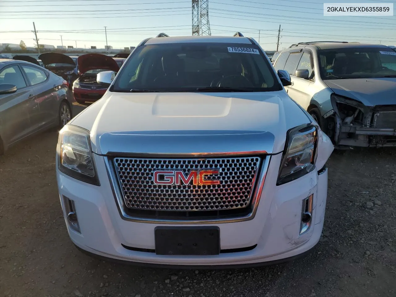 2013 GMC Terrain Denali VIN: 2GKALYEKXD6355859 Lot: 78536824