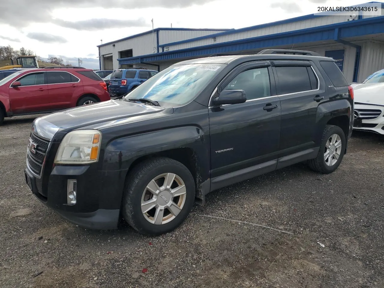 2013 GMC Terrain Sle VIN: 2GKALSEK3D6343615 Lot: 78634434