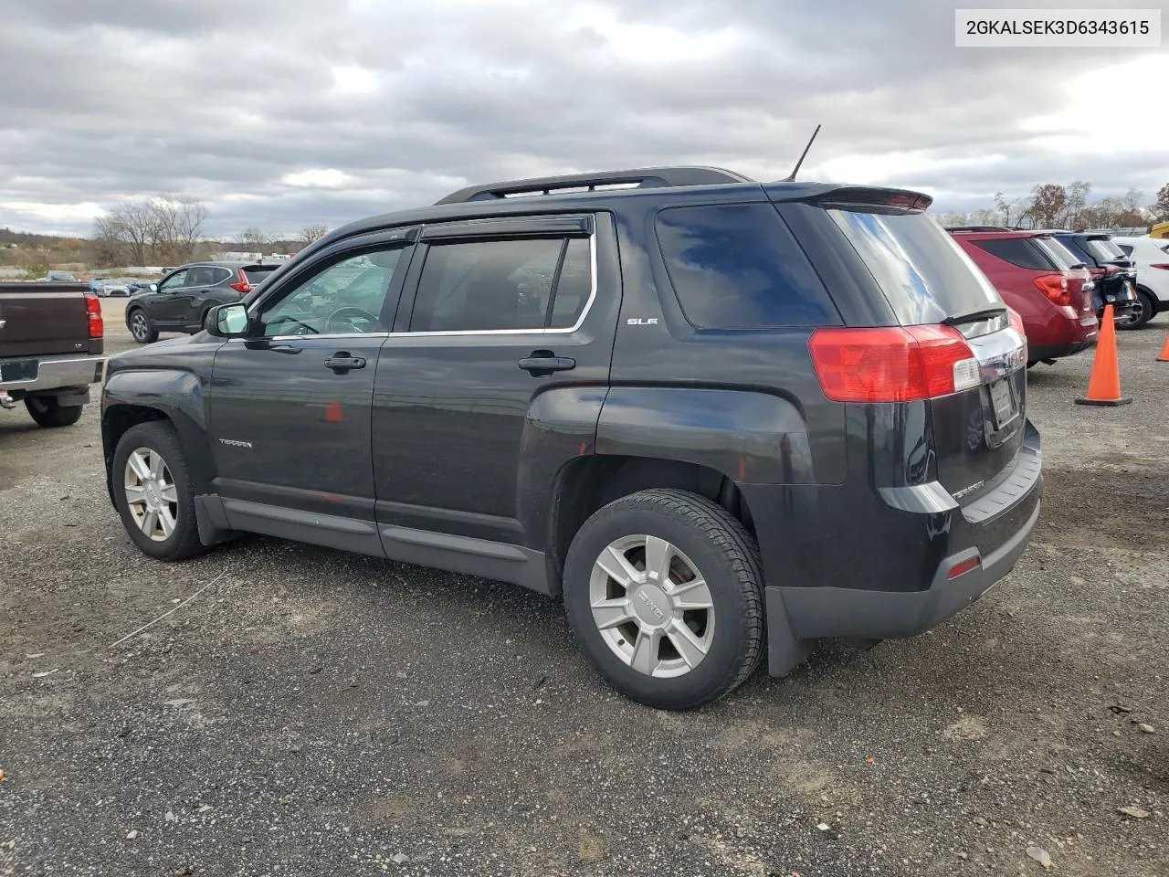 2013 GMC Terrain Sle VIN: 2GKALSEK3D6343615 Lot: 78634434