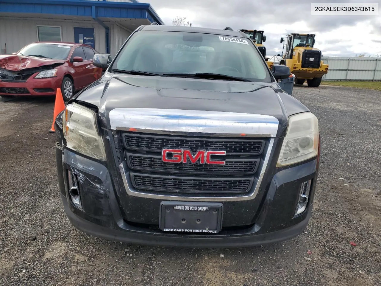 2013 GMC Terrain Sle VIN: 2GKALSEK3D6343615 Lot: 78634434