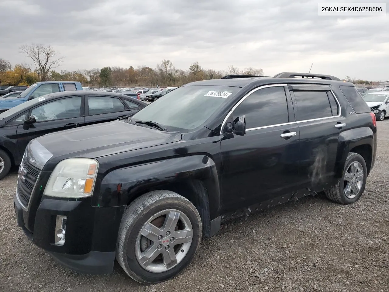 2013 GMC Terrain Sle VIN: 2GKALSEK4D6258606 Lot: 78706934