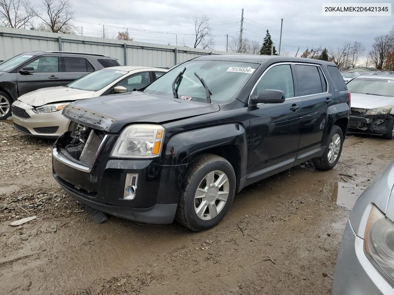 2013 GMC Terrain Sle VIN: 2GKALMEK2D6421345 Lot: 79126534