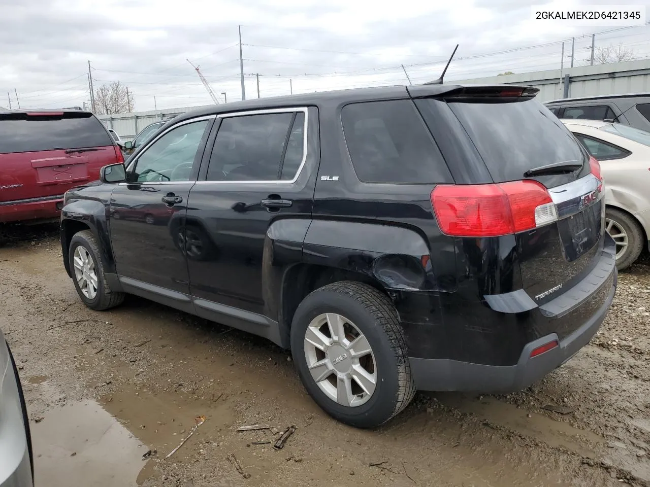 2013 GMC Terrain Sle VIN: 2GKALMEK2D6421345 Lot: 79126534