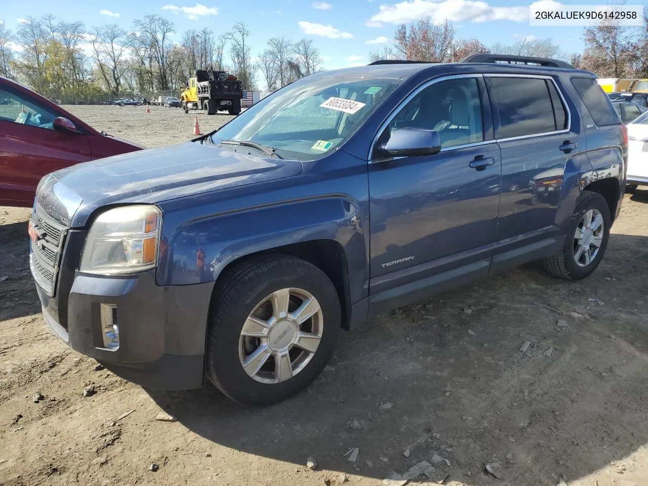 2013 GMC Terrain Slt VIN: 2GKALUEK9D6142958 Lot: 80633084