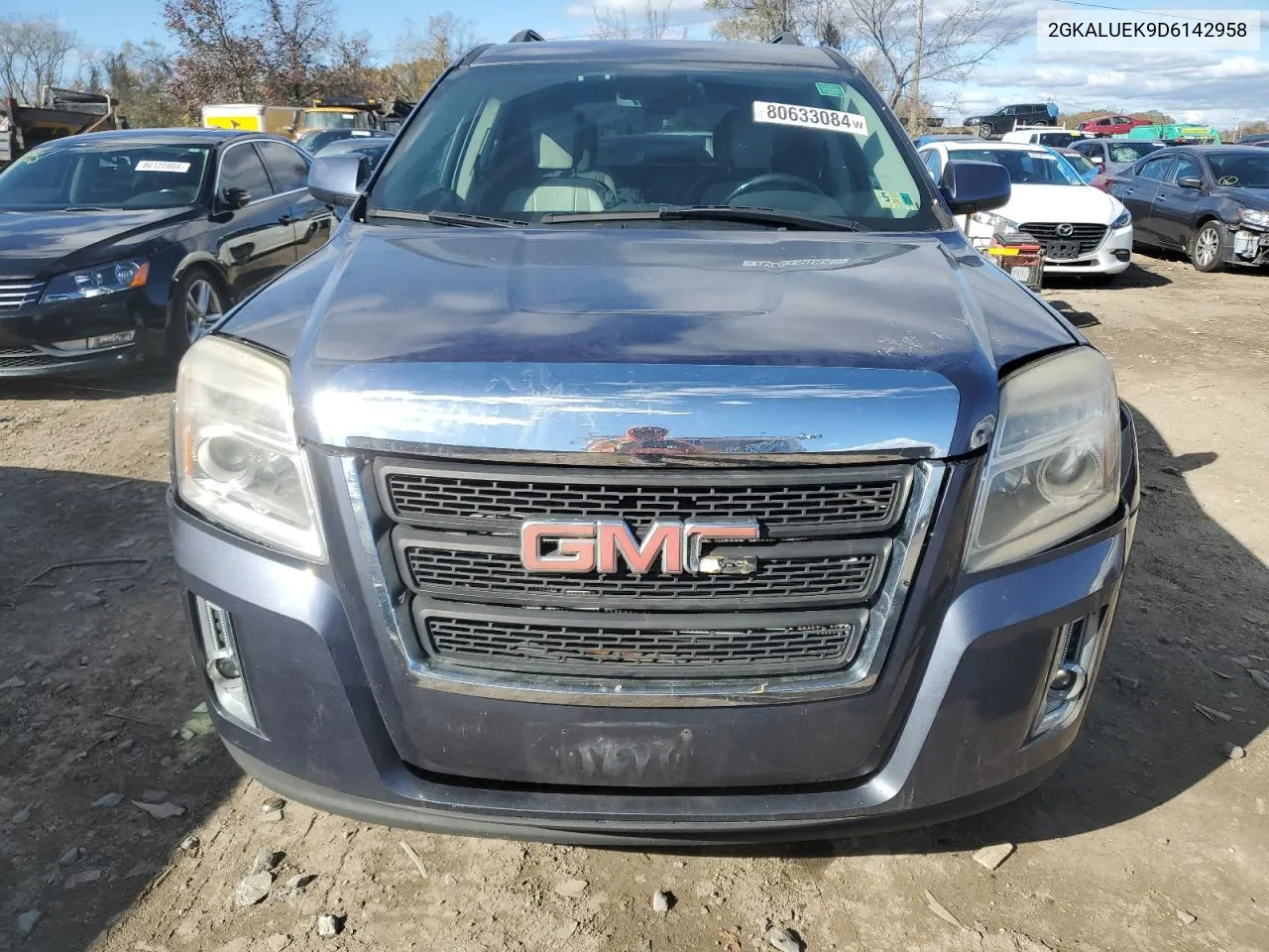 2013 GMC Terrain Slt VIN: 2GKALUEK9D6142958 Lot: 80633084