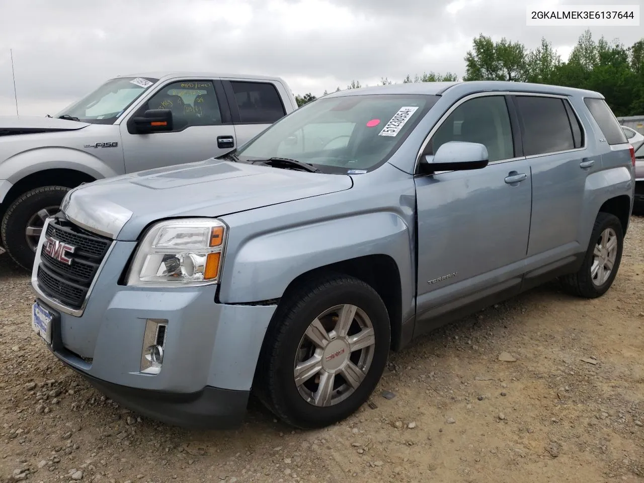 2014 GMC Terrain Sle VIN: 2GKALMEK3E6137644 Lot: 51238954