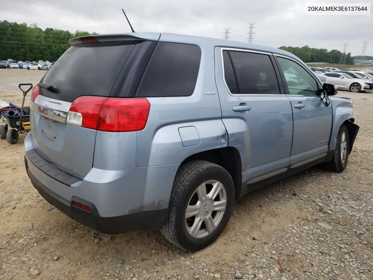 2014 GMC Terrain Sle VIN: 2GKALMEK3E6137644 Lot: 51238954