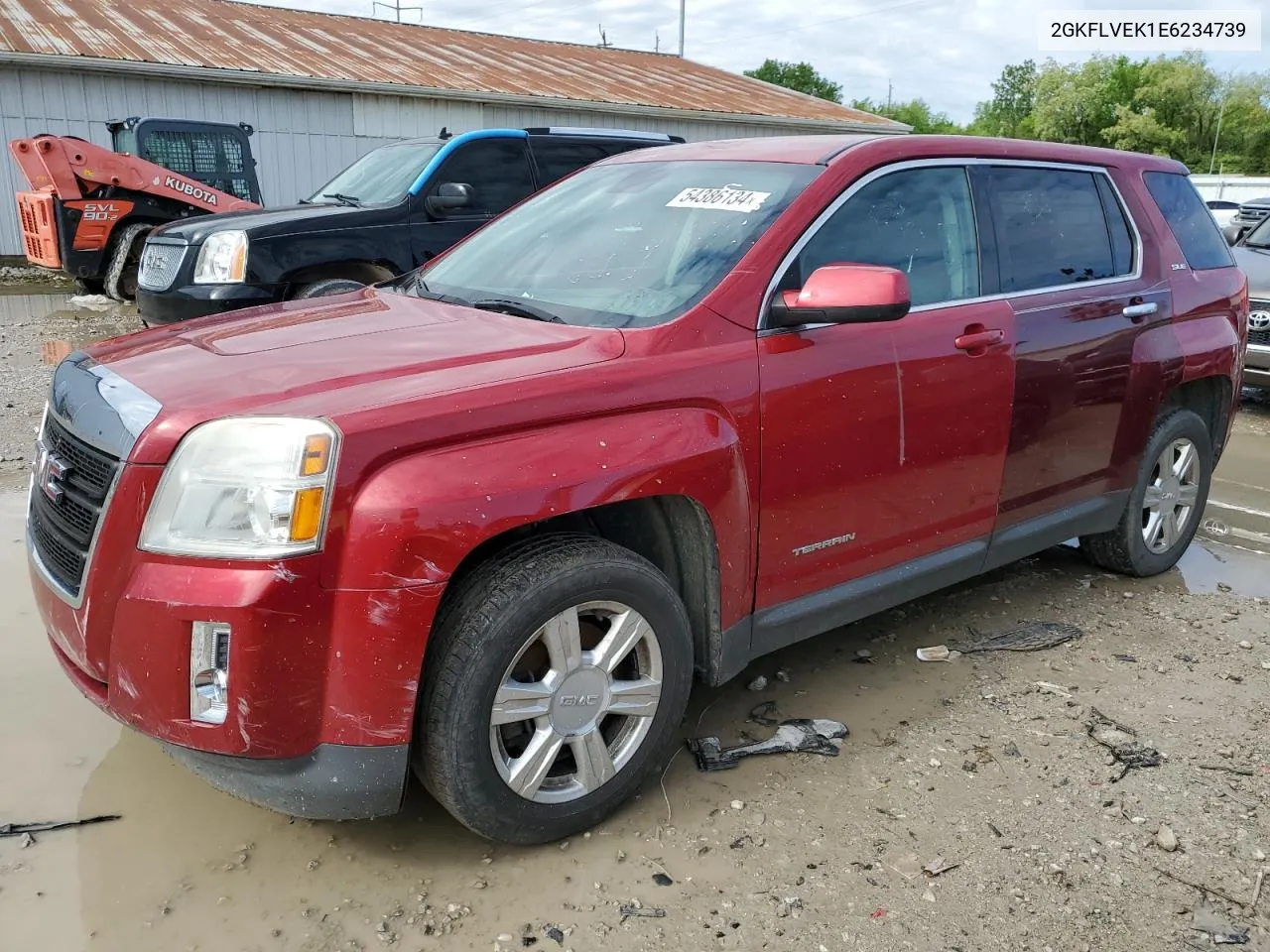 2GKFLVEK1E6234739 2014 GMC Terrain Sle