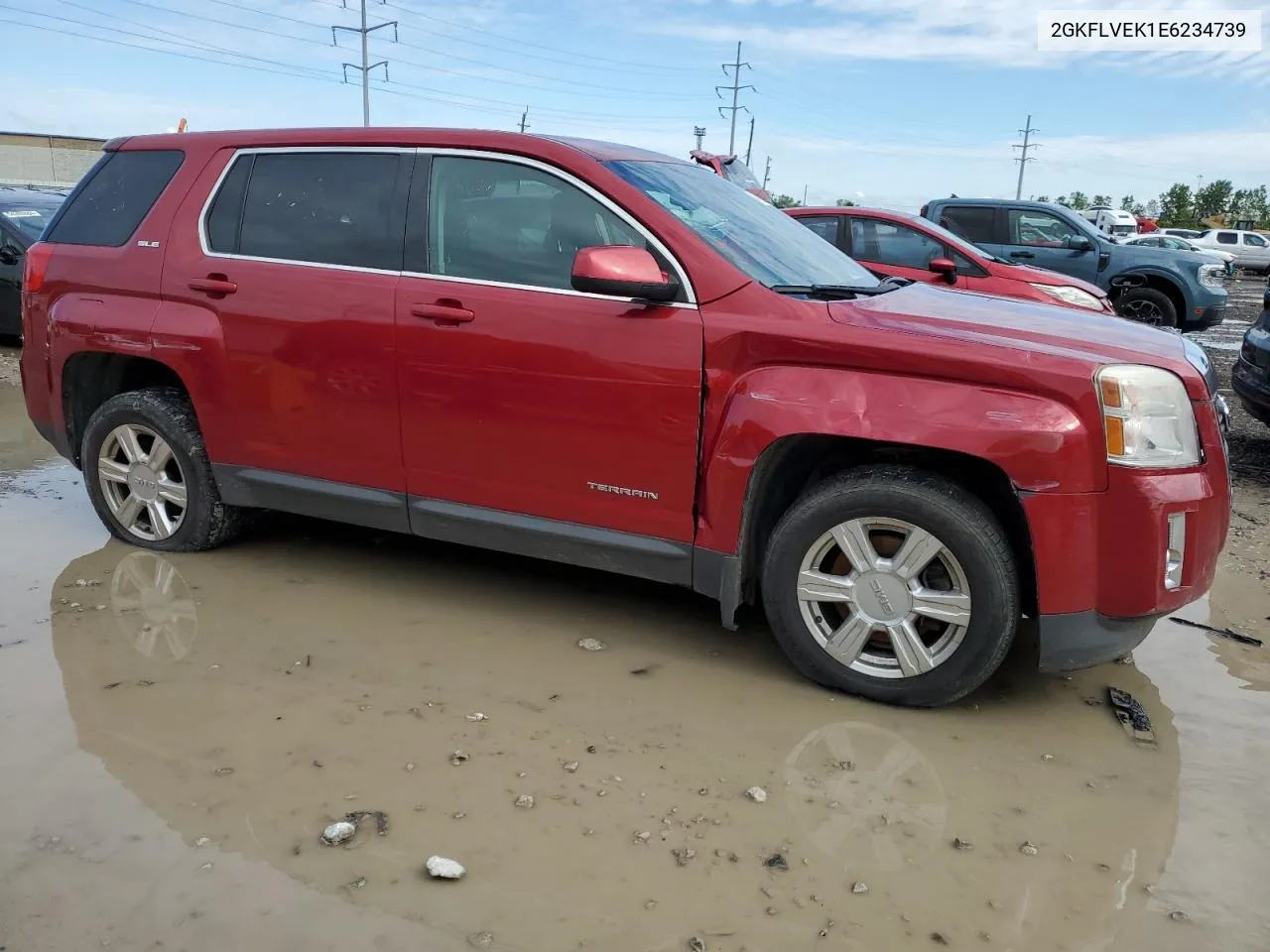 2014 GMC Terrain Sle VIN: 2GKFLVEK1E6234739 Lot: 54386134