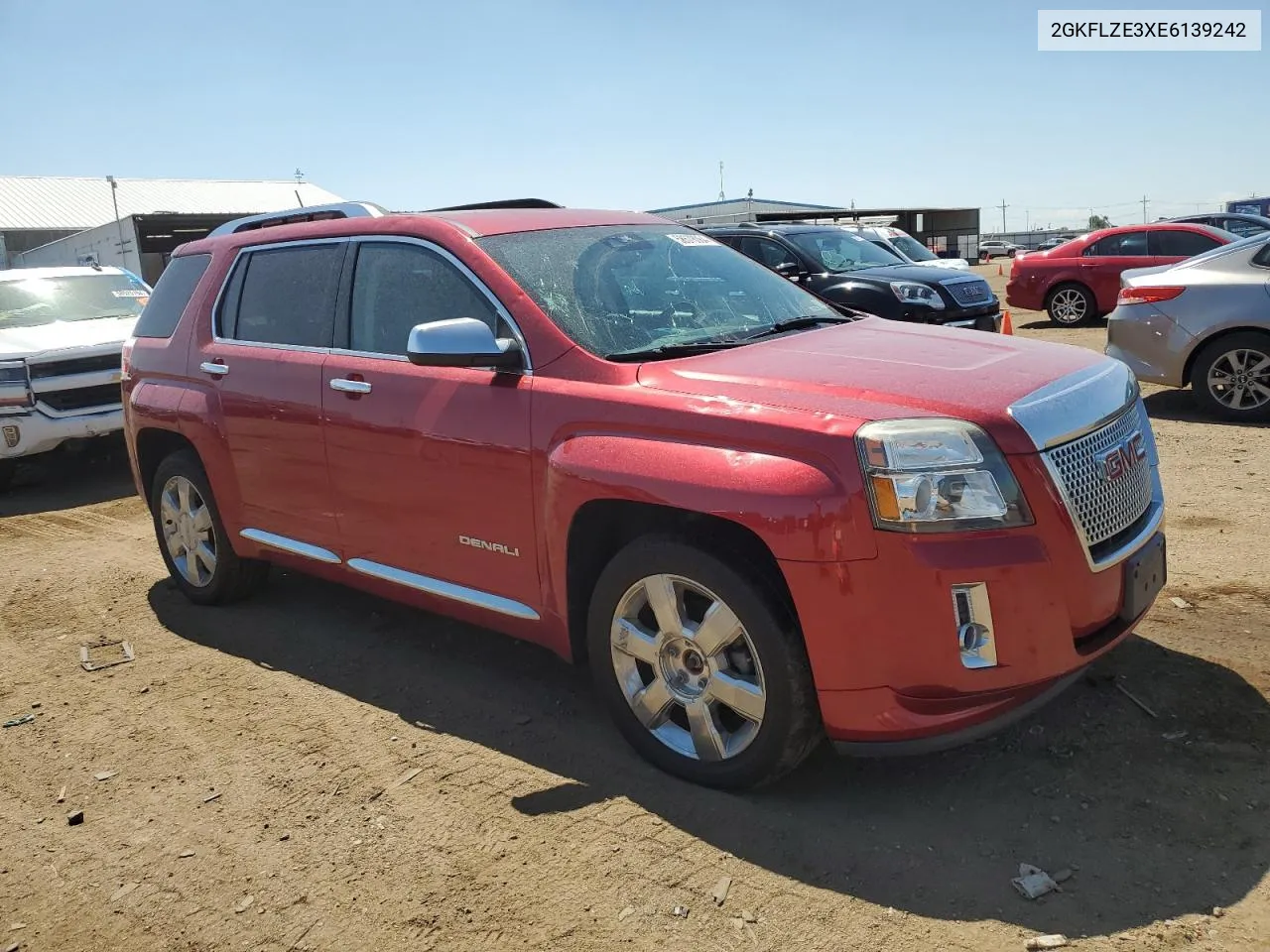 2014 GMC Terrain Denali VIN: 2GKFLZE3XE6139242 Lot: 58578064