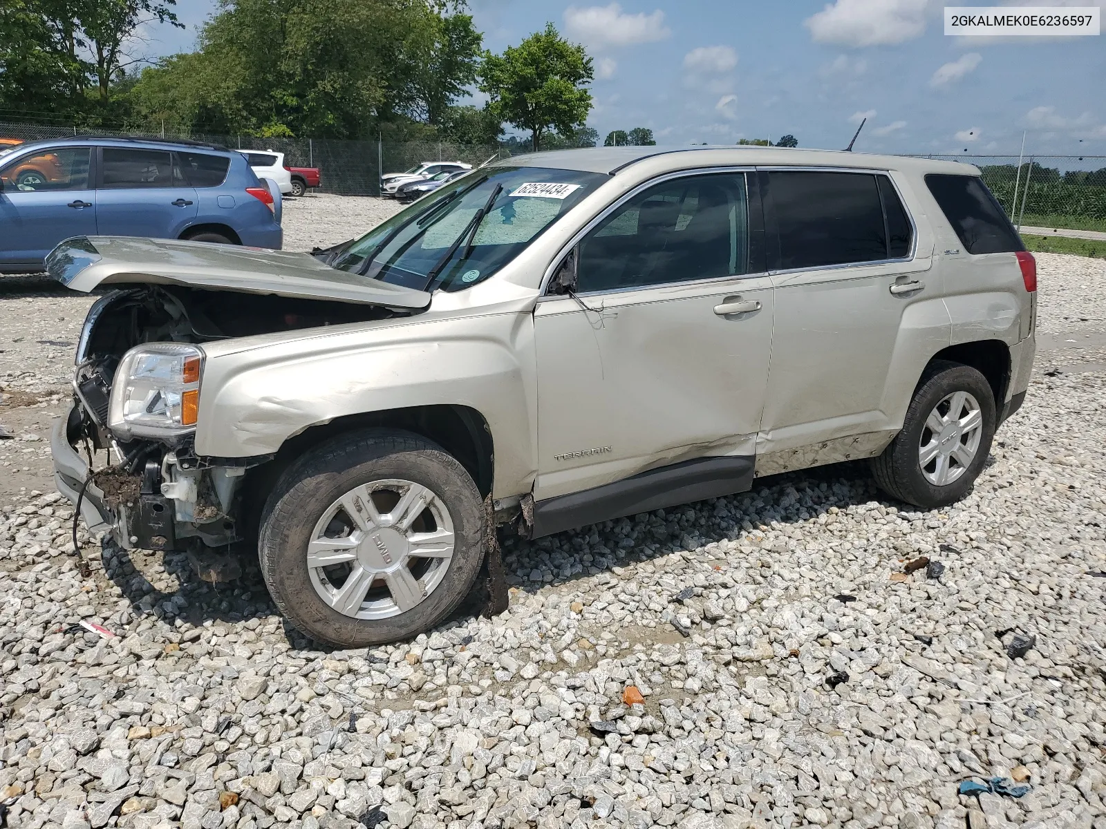 2014 GMC Terrain Sle VIN: 2GKALMEK0E6236597 Lot: 62524434