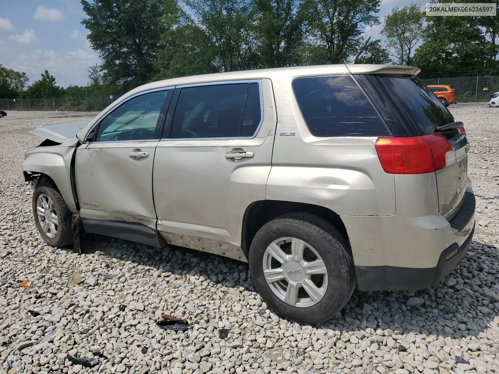 2014 GMC Terrain Sle VIN: 2GKALMEK0E6236597 Lot: 62524434