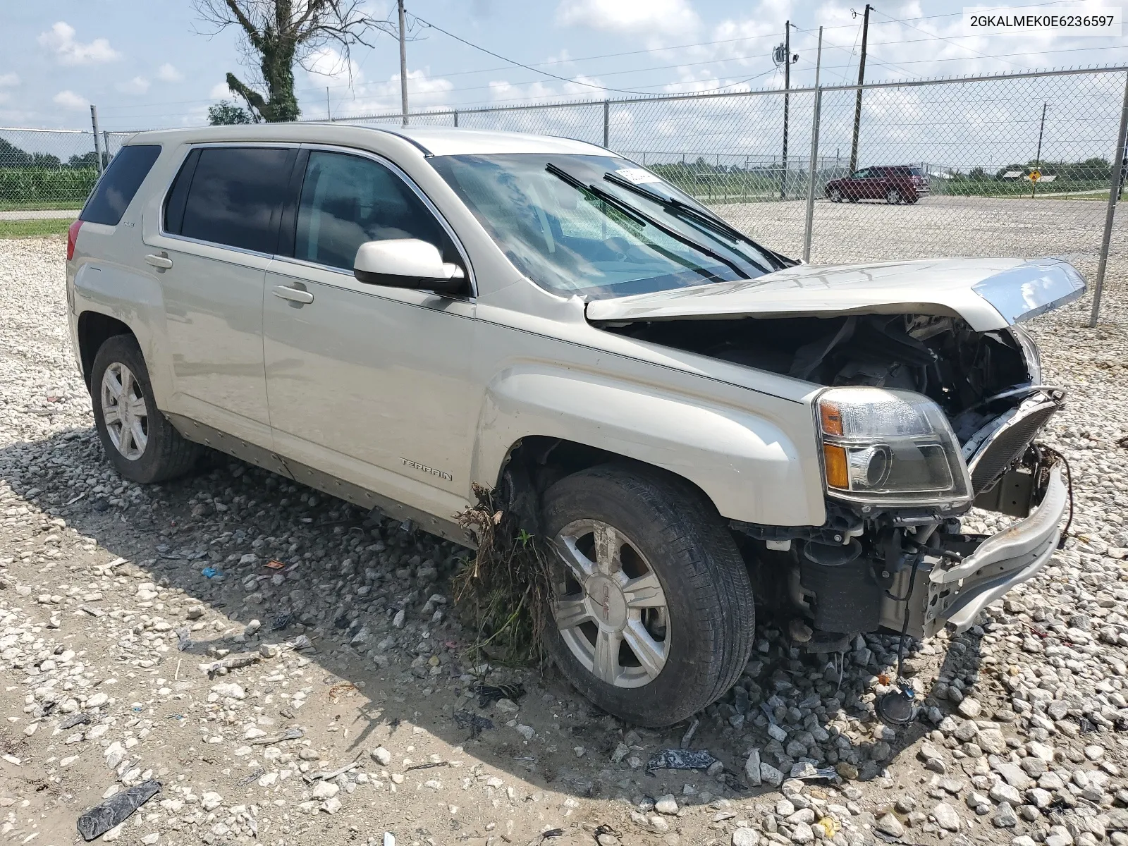 2014 GMC Terrain Sle VIN: 2GKALMEK0E6236597 Lot: 62524434