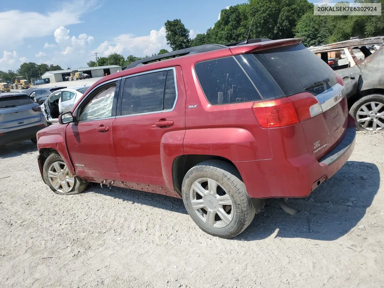 2014 GMC Terrain Slt VIN: 2GKALSEK7E6302924 Lot: 63018504