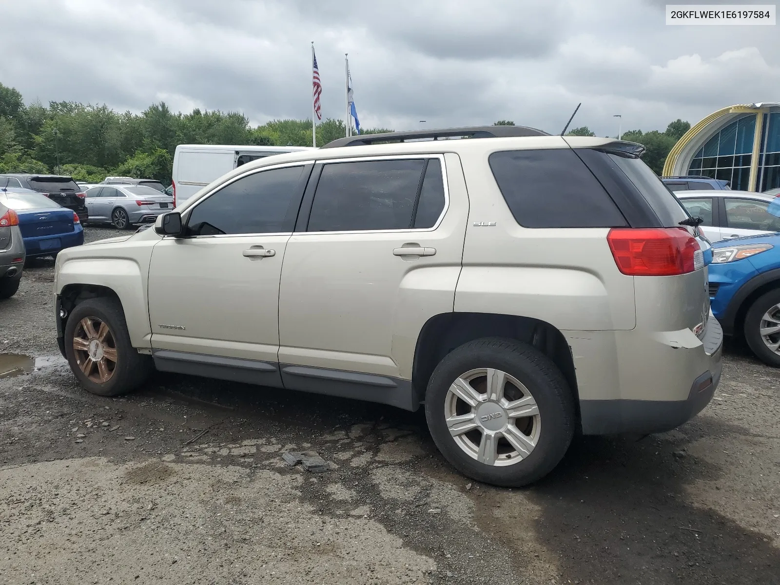 2GKFLWEK1E6197584 2014 GMC Terrain Sle