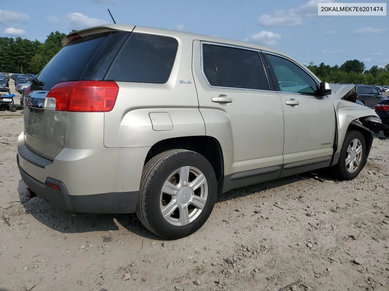 2014 GMC Terrain Sle VIN: 2GKALMEK7E6201474 Lot: 67365144