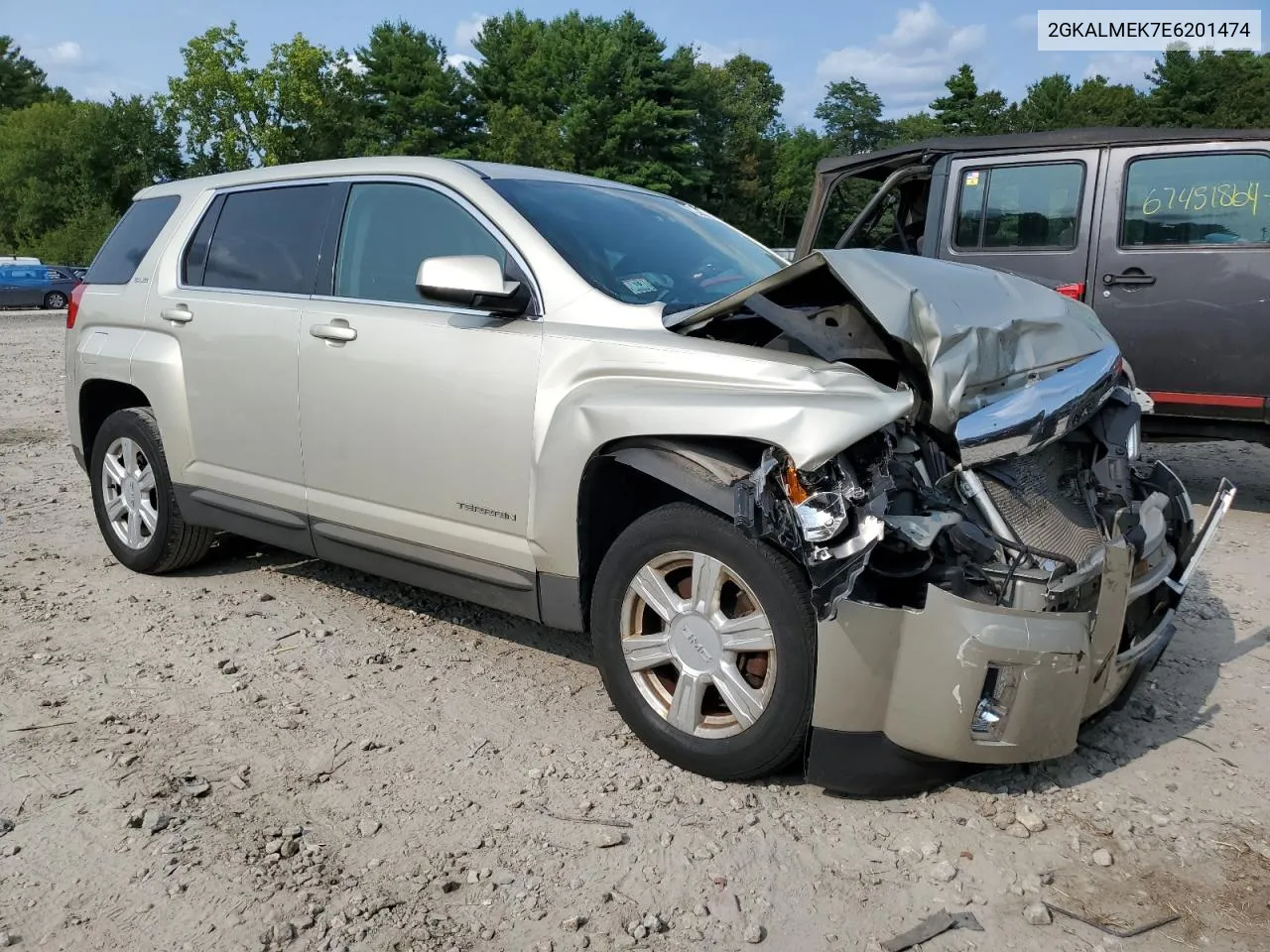 2014 GMC Terrain Sle VIN: 2GKALMEK7E6201474 Lot: 67365144