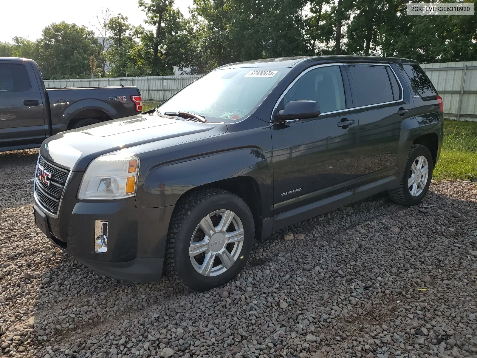 2014 GMC Terrain Sle VIN: 2GKFLVEK3E6318920 Lot: 67400674