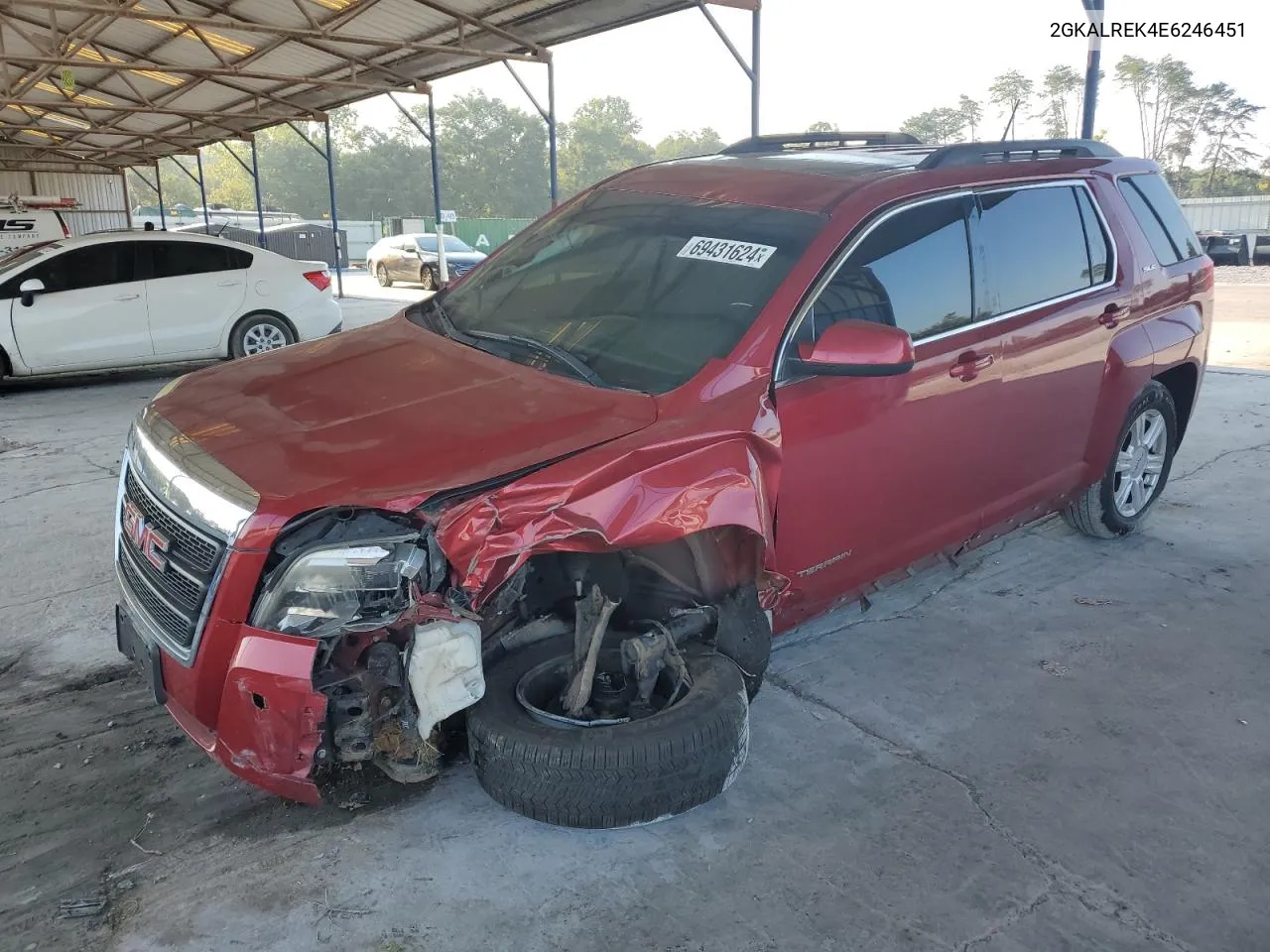 2014 GMC Terrain Sle VIN: 2GKALREK4E6246451 Lot: 69431624