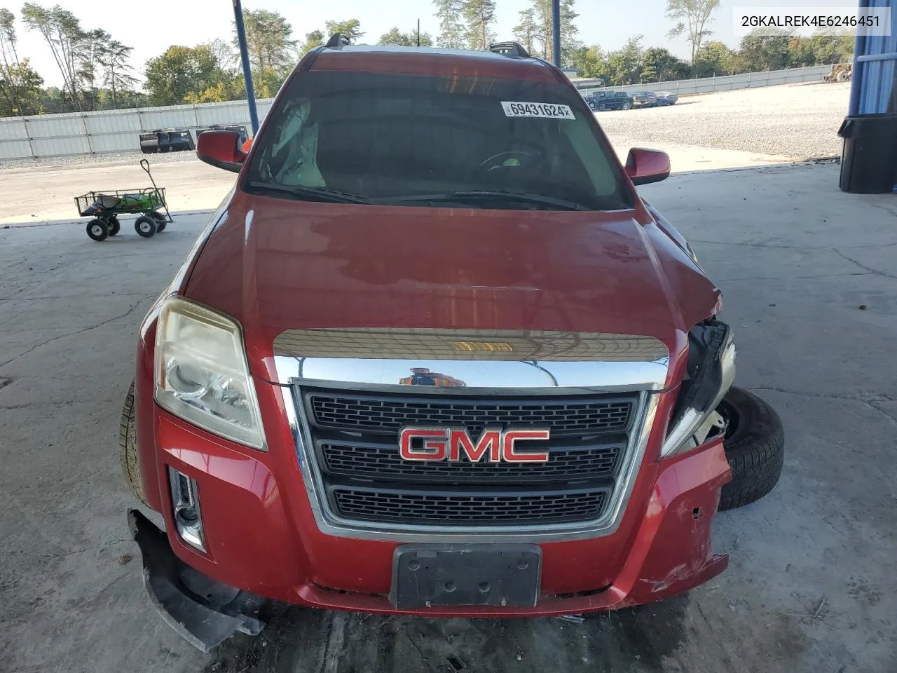 2014 GMC Terrain Sle VIN: 2GKALREK4E6246451 Lot: 69431624