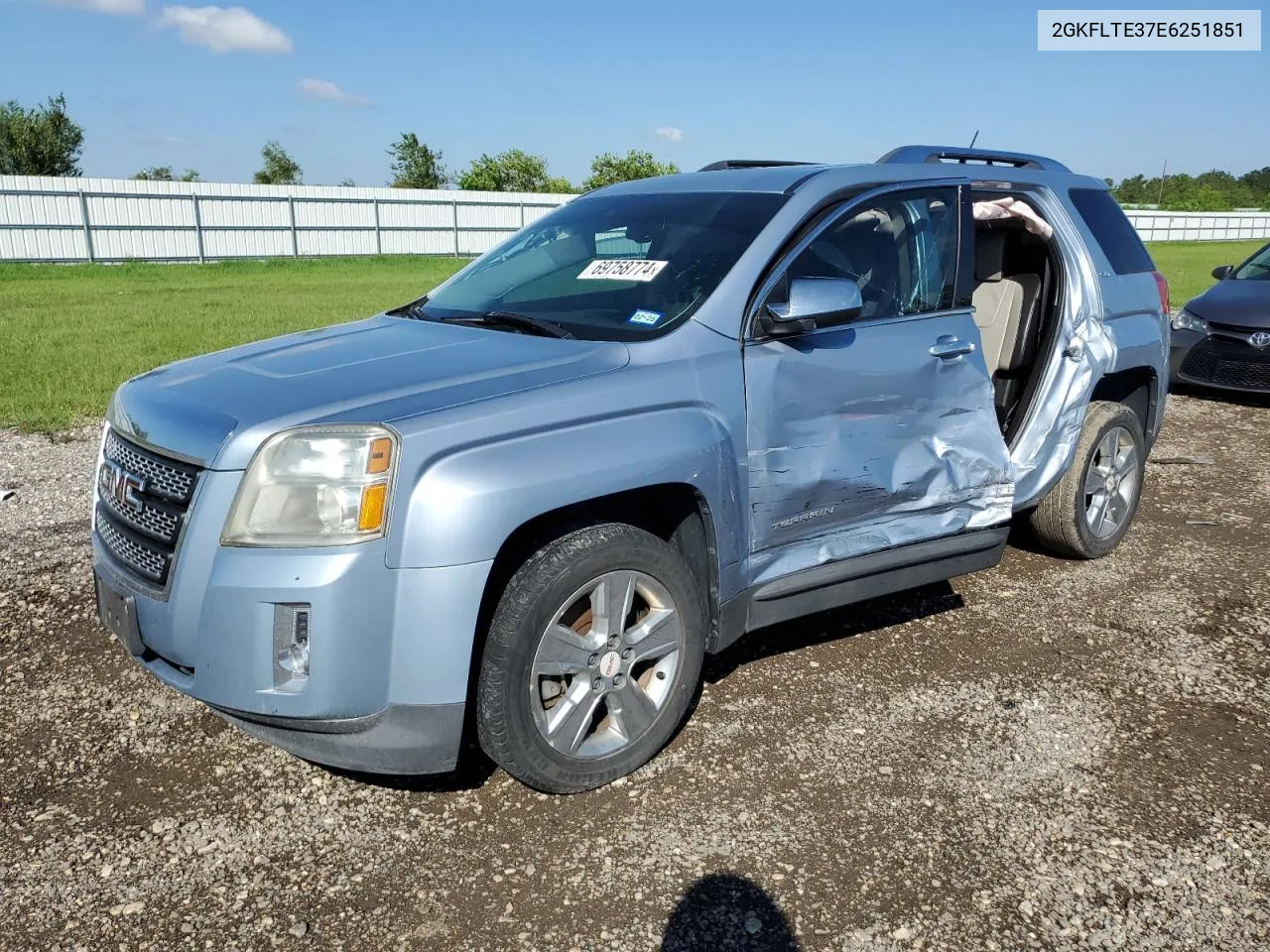 2GKFLTE37E6251851 2014 GMC Terrain Slt