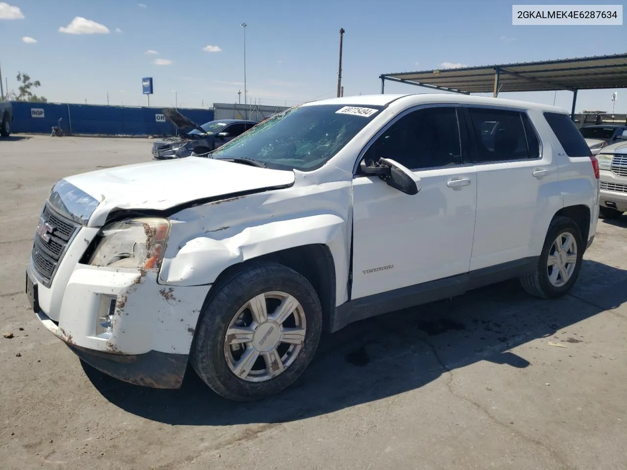 2014 GMC Terrain Sle VIN: 2GKALMEK4E6287634 Lot: 69775494