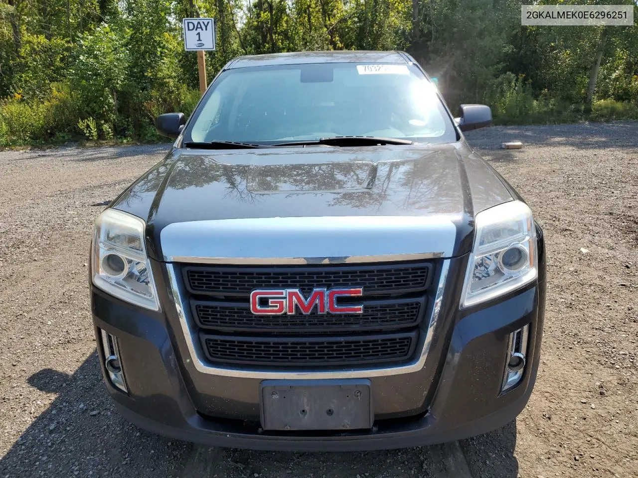 2014 GMC Terrain Sle VIN: 2GKALMEK0E6296251 Lot: 70320474