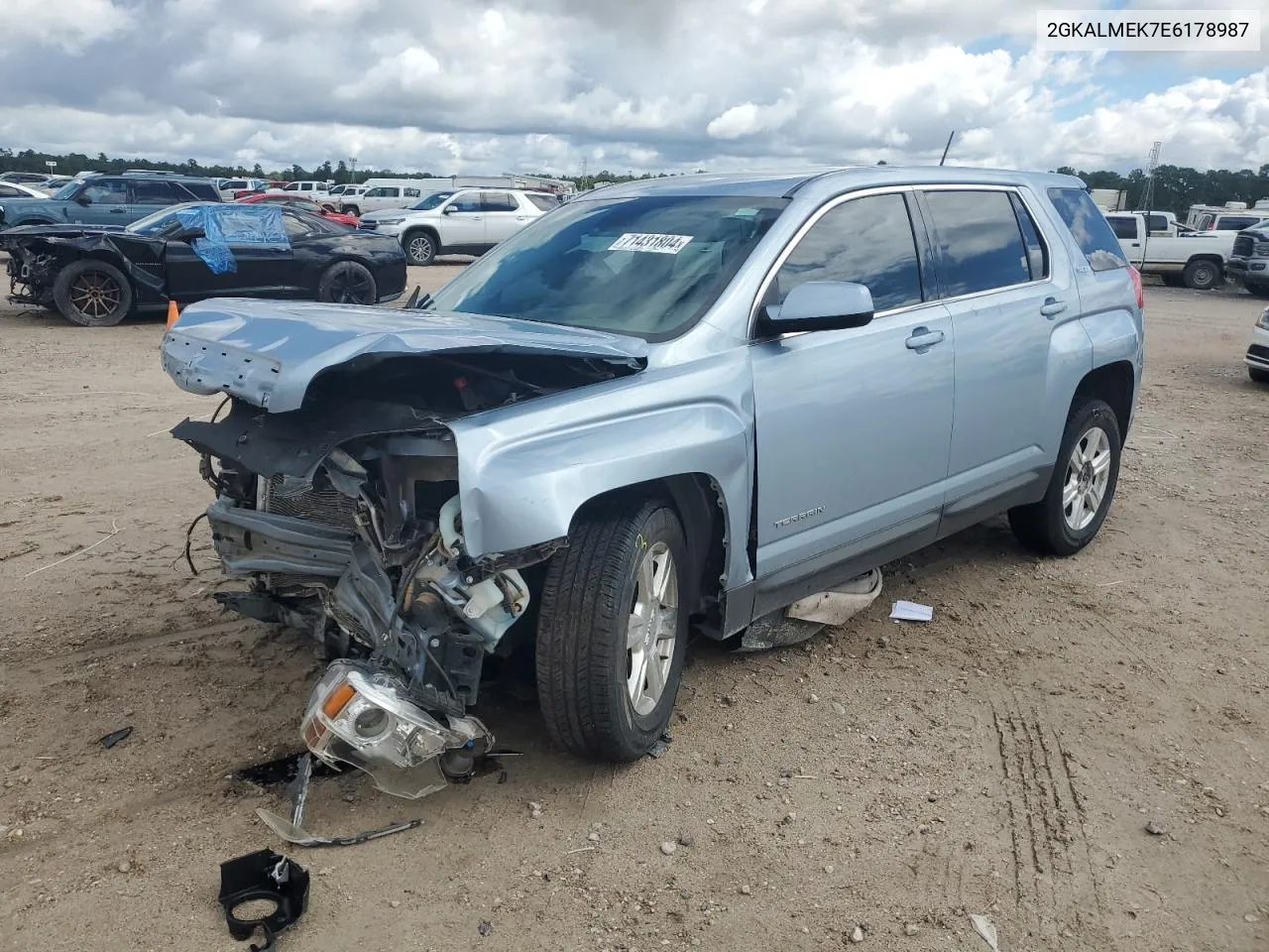 2GKALMEK7E6178987 2014 GMC Terrain Sle