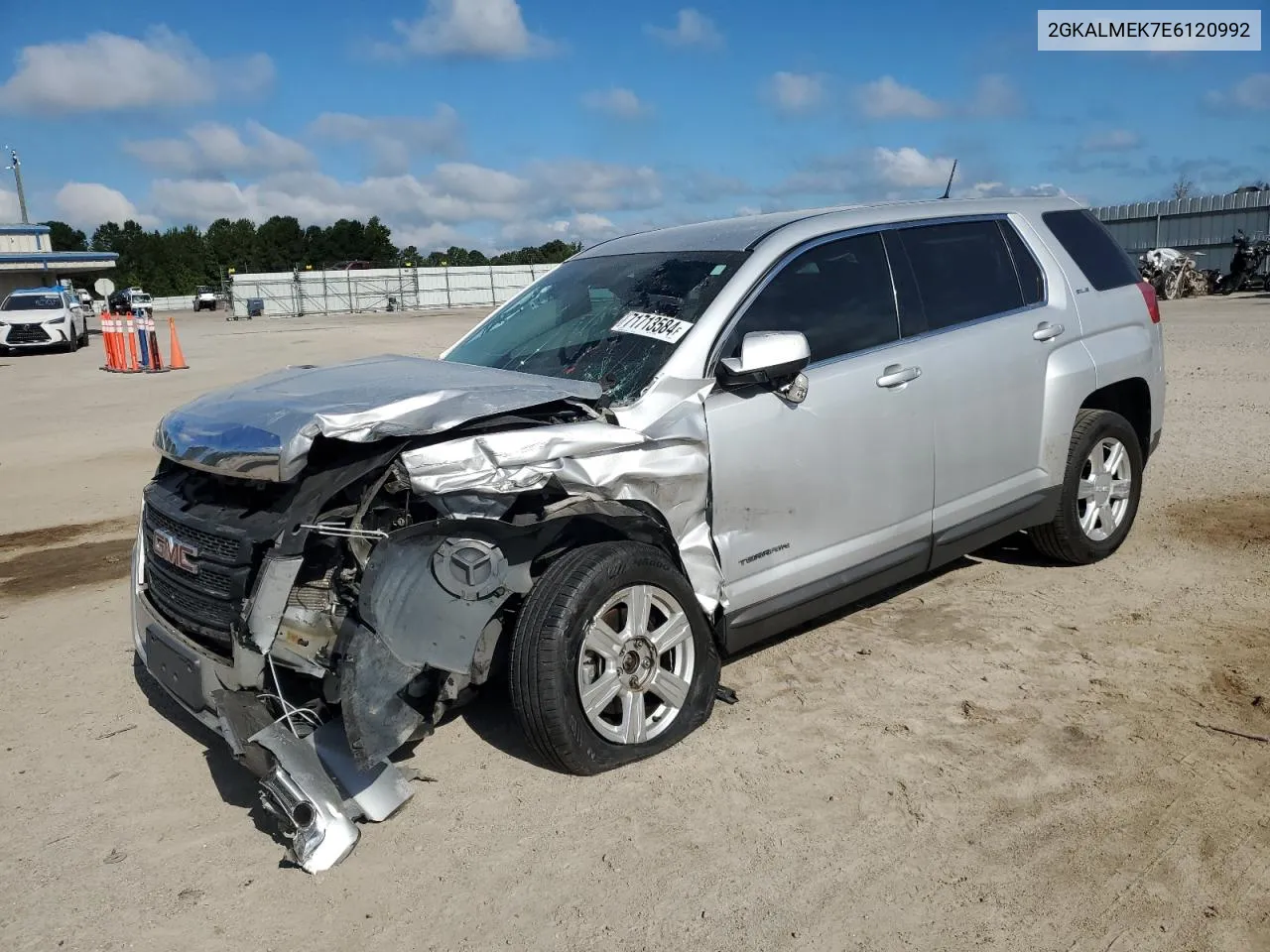 2014 GMC Terrain Sle VIN: 2GKALMEK7E6120992 Lot: 71713584