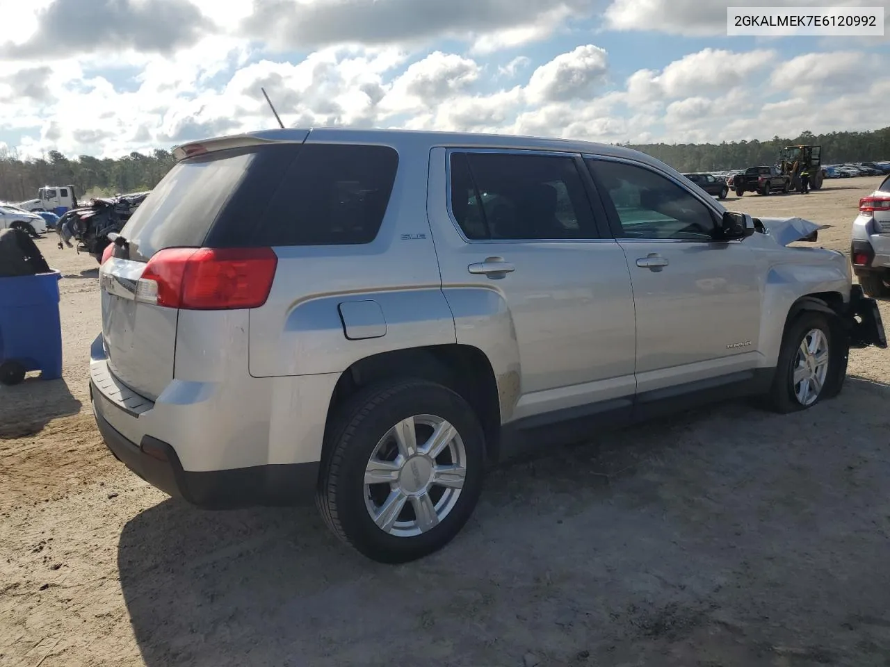 2014 GMC Terrain Sle VIN: 2GKALMEK7E6120992 Lot: 71713584