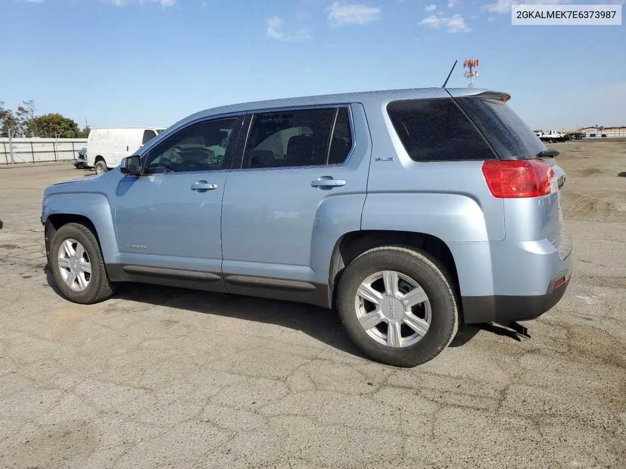 2014 GMC Terrain Sle VIN: 2GKALMEK7E6373987 Lot: 72553354