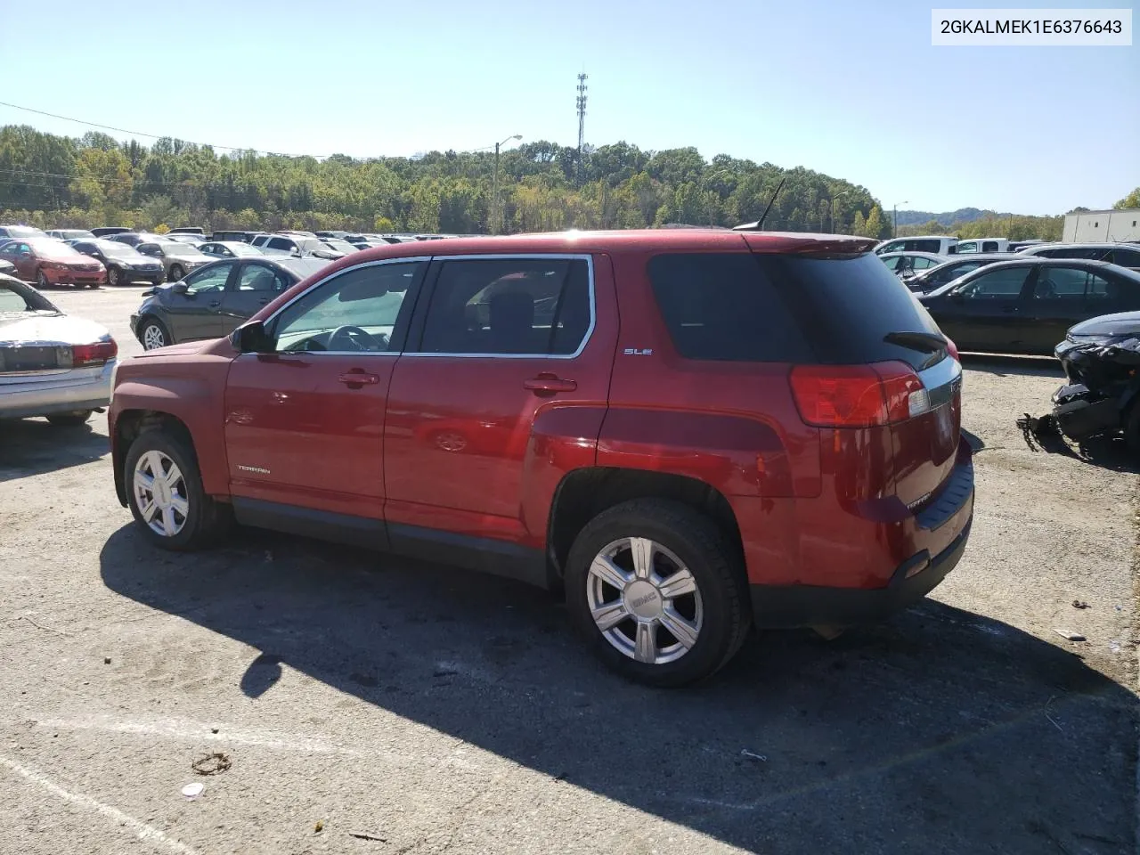 2014 GMC Terrain Sle VIN: 2GKALMEK1E6376643 Lot: 74111024