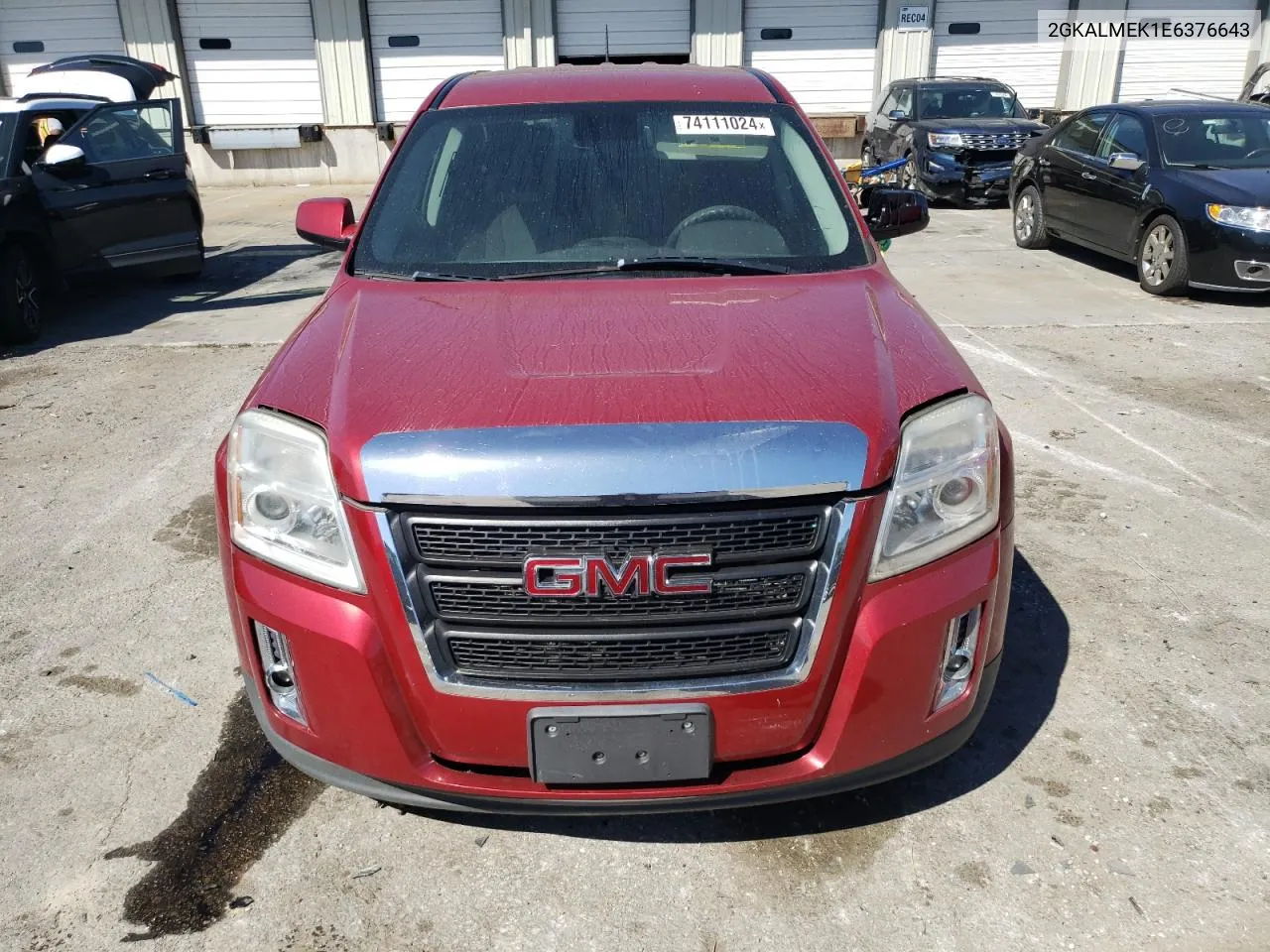 2014 GMC Terrain Sle VIN: 2GKALMEK1E6376643 Lot: 74111024