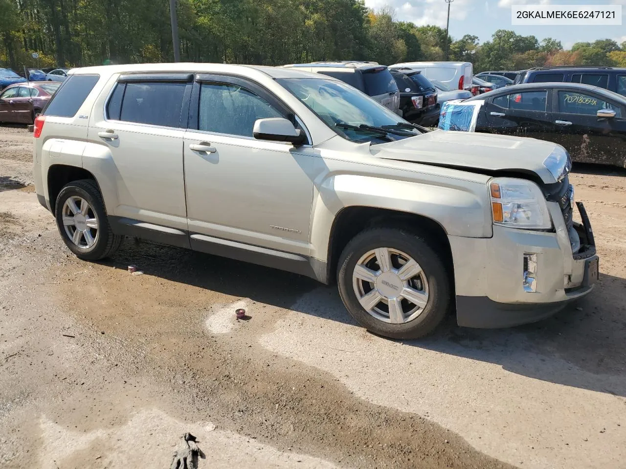 2GKALMEK6E6247121 2014 GMC Terrain Sle