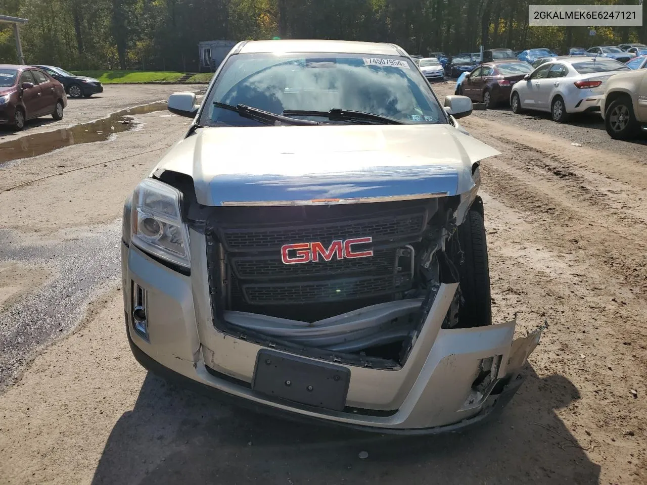 2GKALMEK6E6247121 2014 GMC Terrain Sle