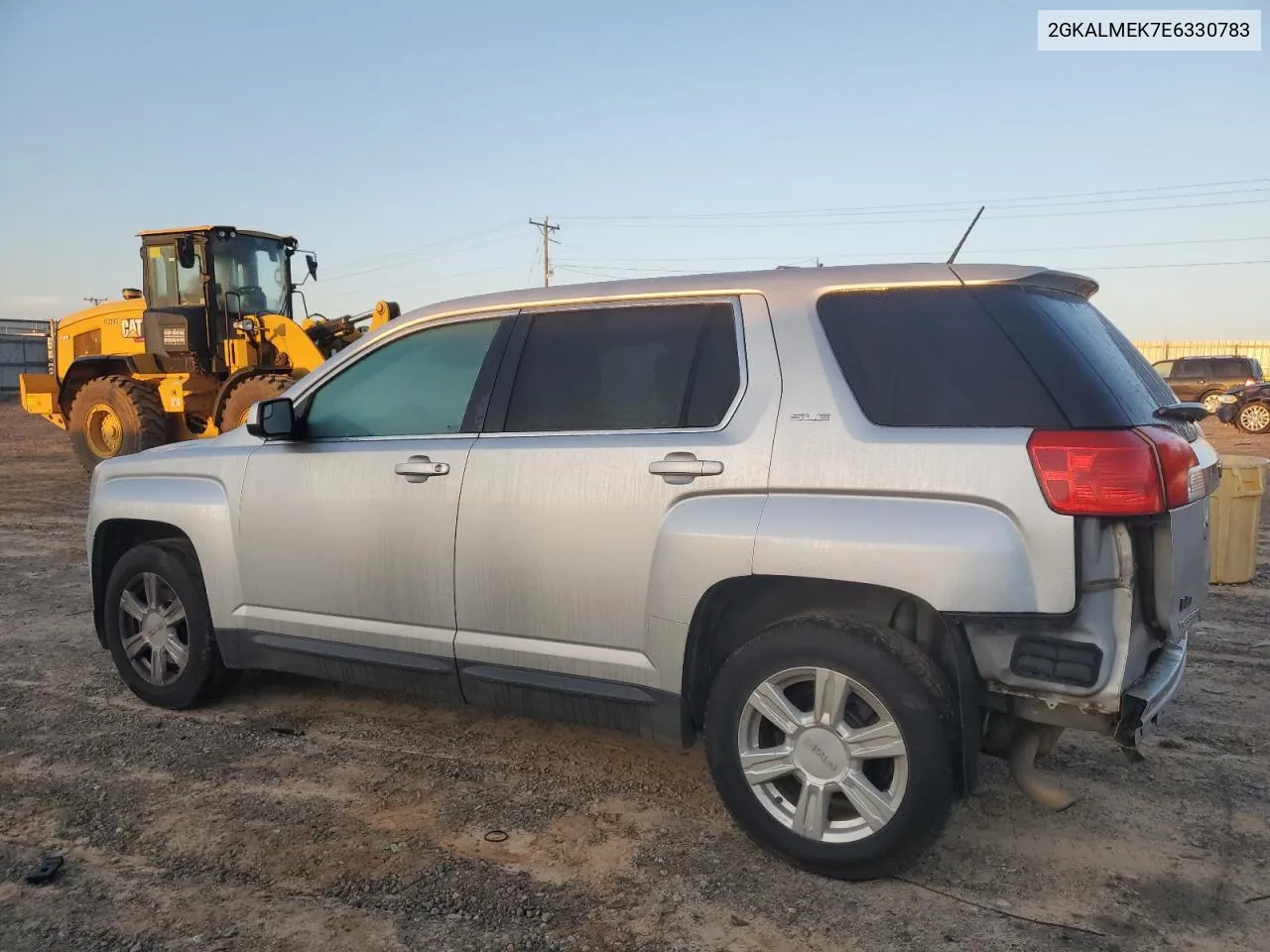 2014 GMC Terrain Sle VIN: 2GKALMEK7E6330783 Lot: 74598184