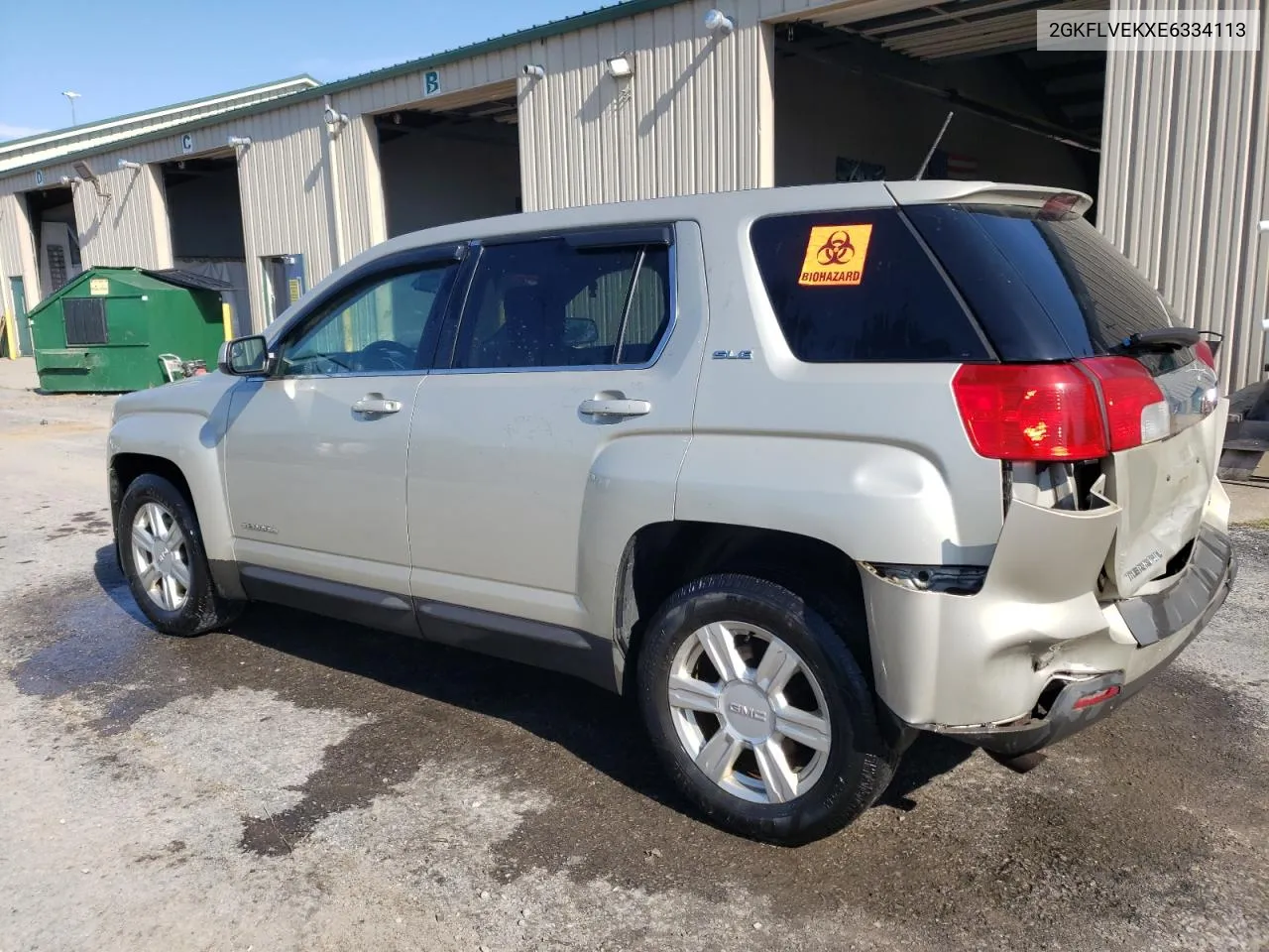 2014 GMC Terrain Sle VIN: 2GKFLVEKXE6334113 Lot: 74600154