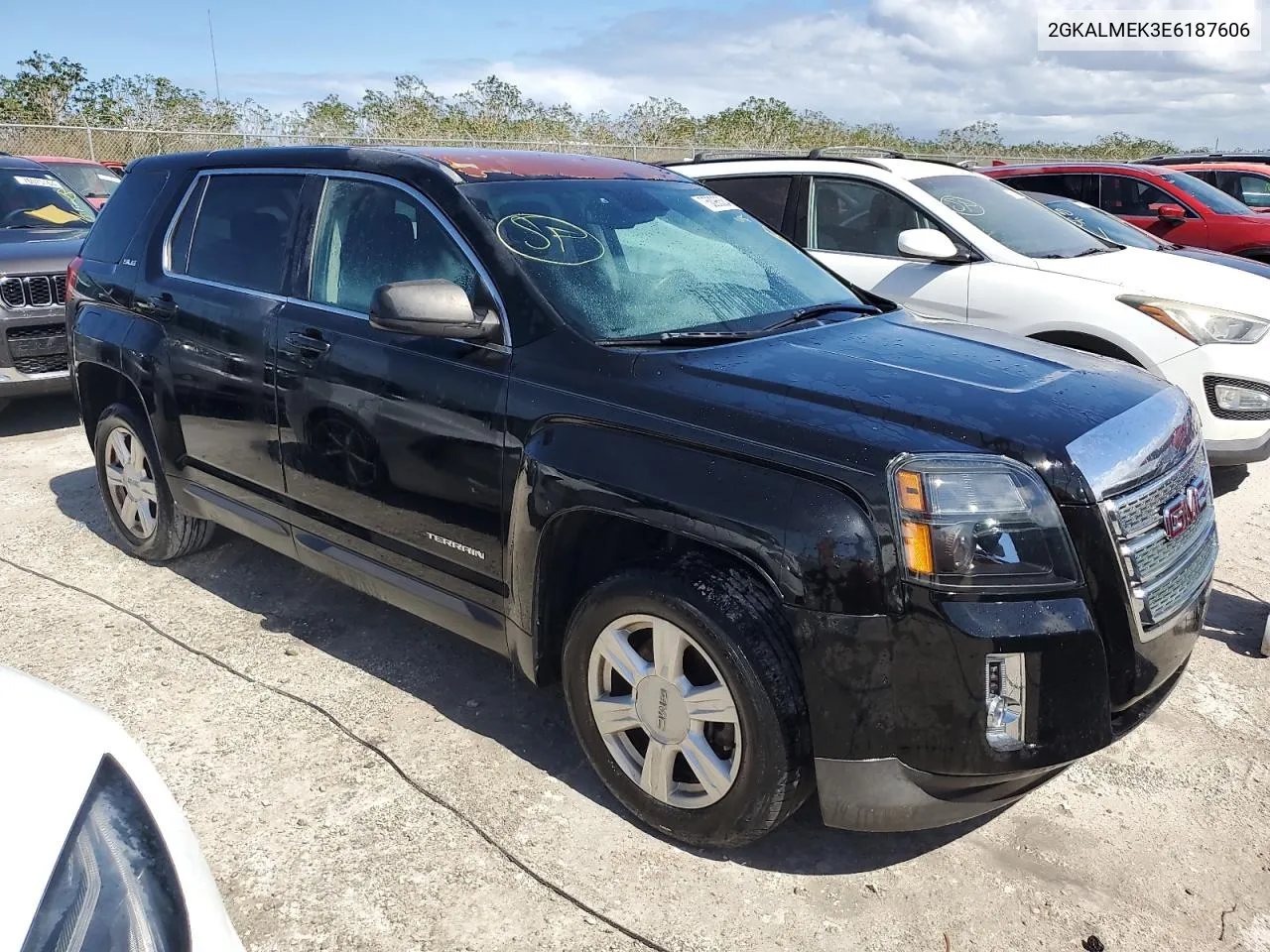 2014 GMC Terrain Sle VIN: 2GKALMEK3E6187606 Lot: 75096384