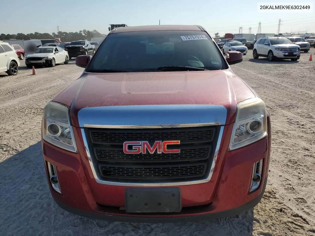 2014 GMC Terrain Sle VIN: 2GKALMEK9E6302449 Lot: 75757974