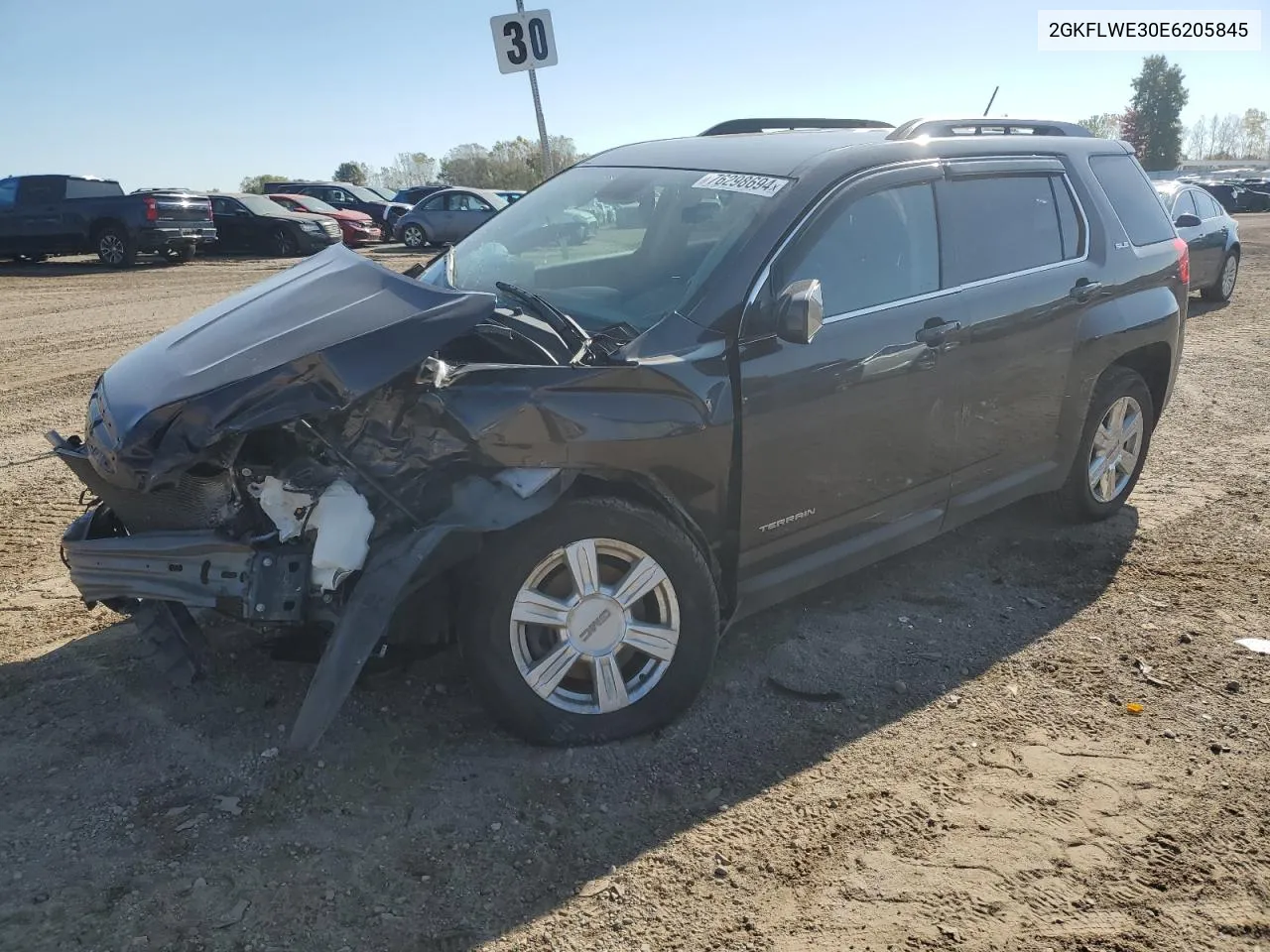 2014 GMC Terrain Sle VIN: 2GKFLWE30E6205845 Lot: 76298694