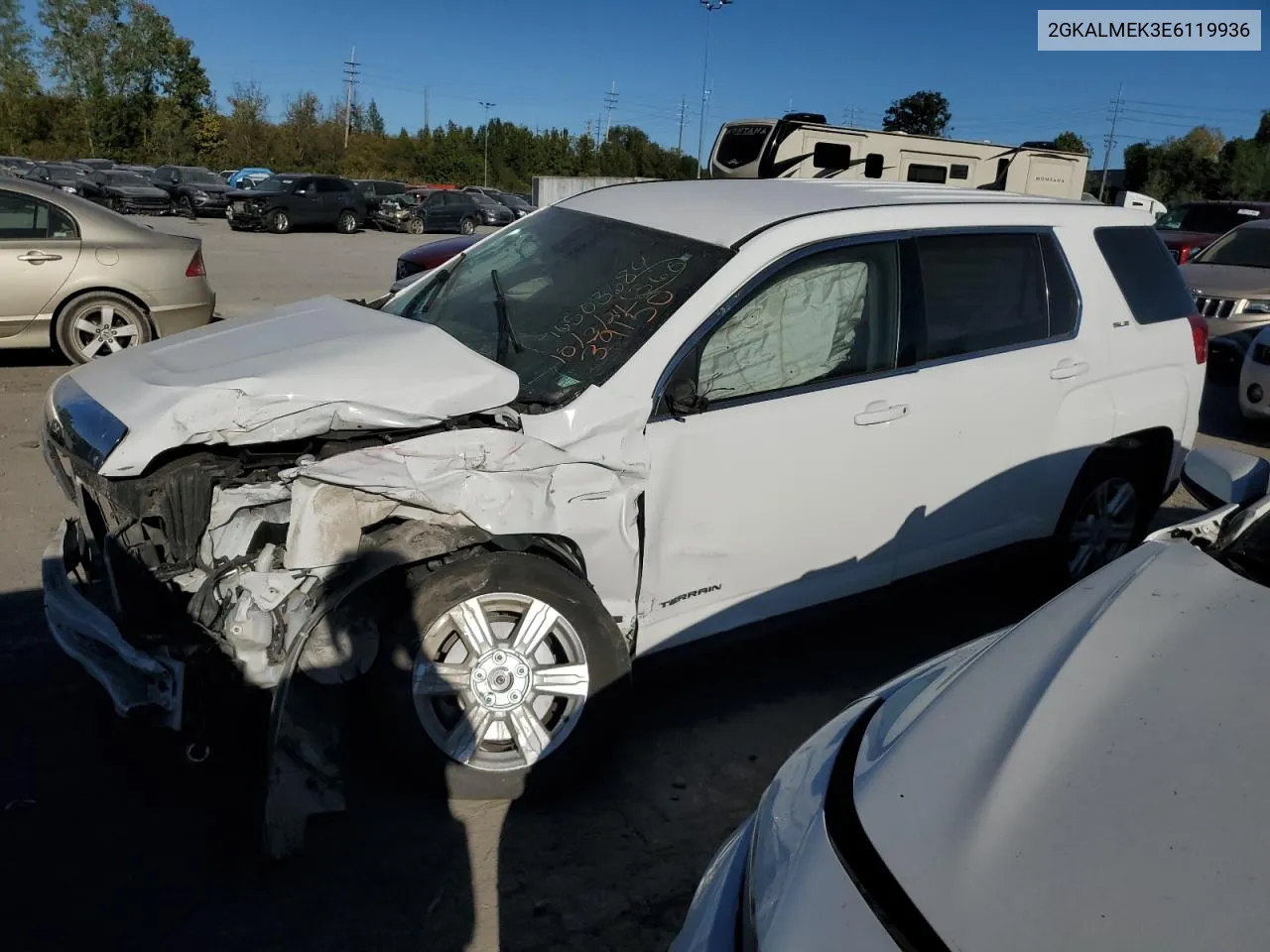 2014 GMC Terrain Sle VIN: 2GKALMEK3E6119936 Lot: 76503684