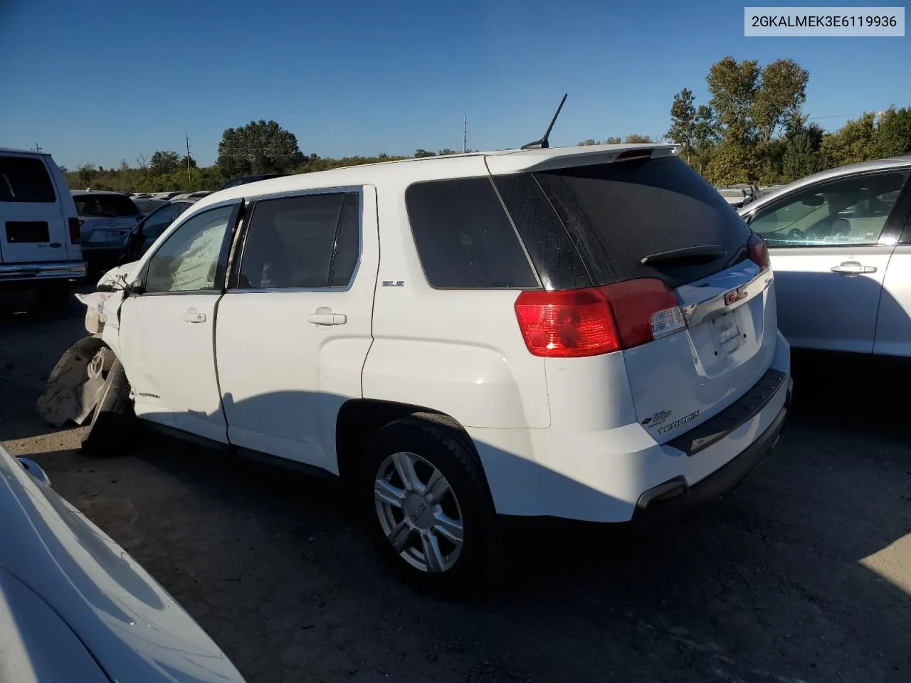 2014 GMC Terrain Sle VIN: 2GKALMEK3E6119936 Lot: 76503684