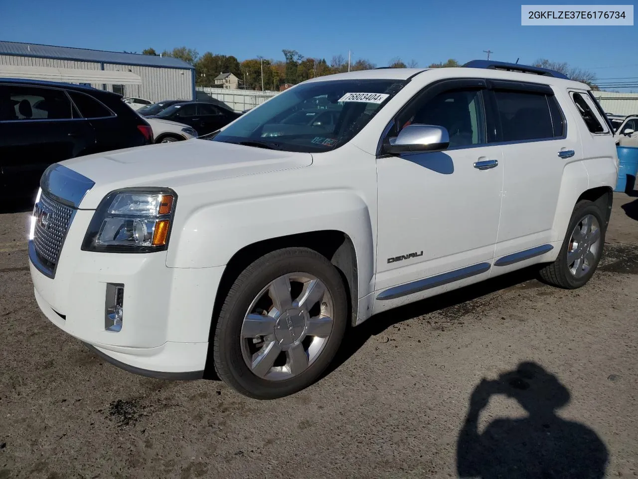 2014 GMC Terrain Denali VIN: 2GKFLZE37E6176734 Lot: 76803404