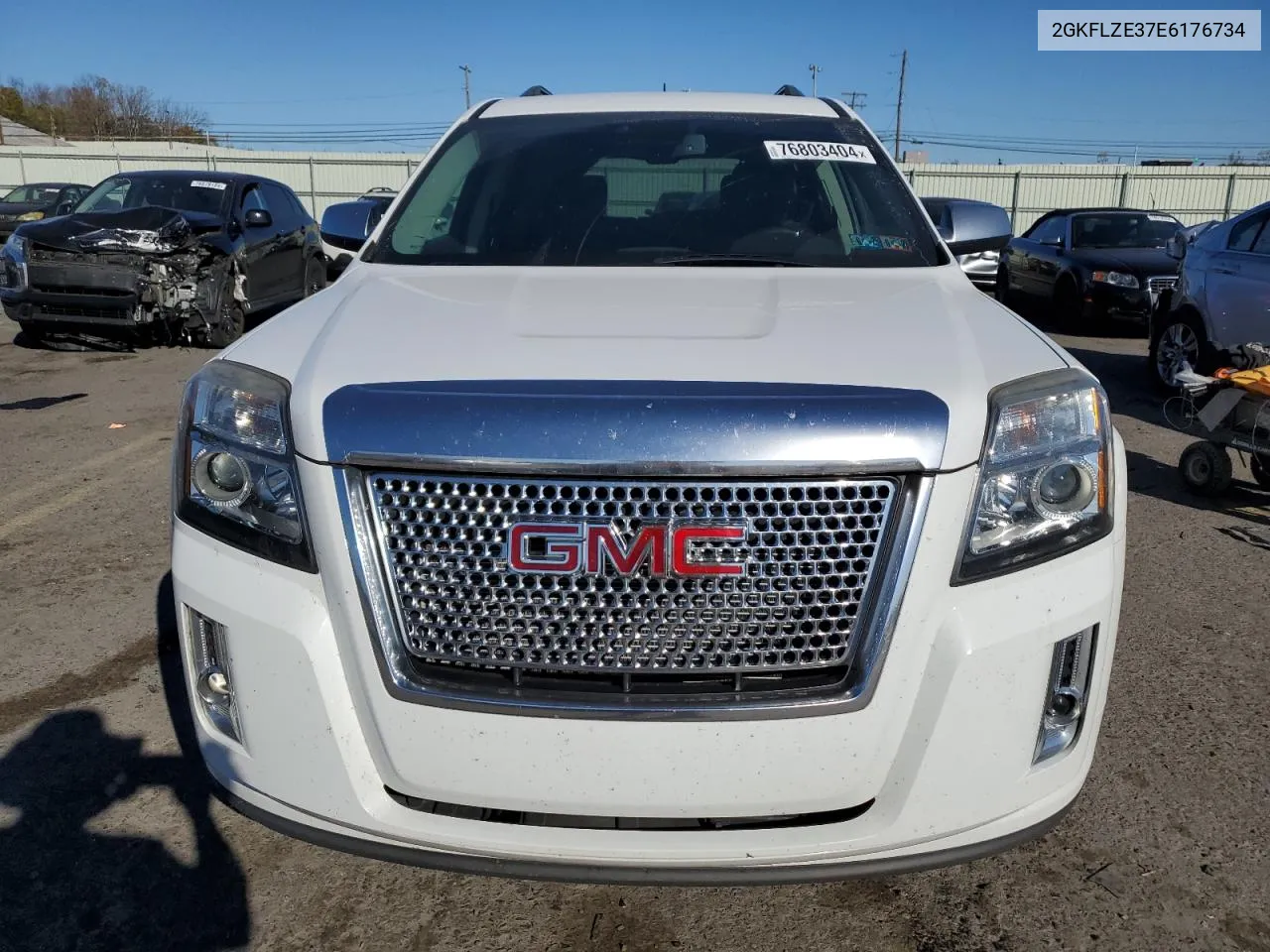 2014 GMC Terrain Denali VIN: 2GKFLZE37E6176734 Lot: 76803404