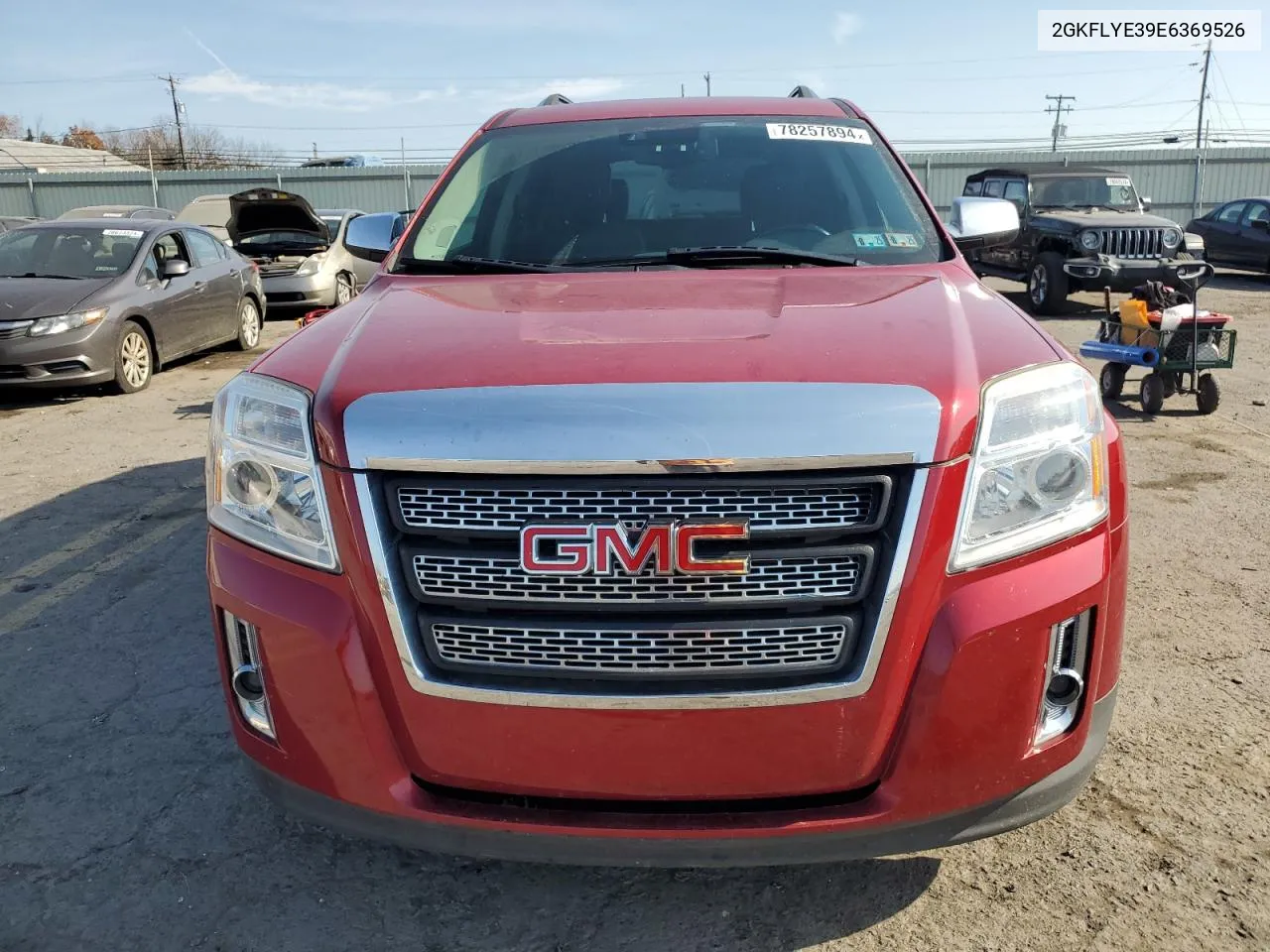 2014 GMC Terrain Slt VIN: 2GKFLYE39E6369526 Lot: 78257894